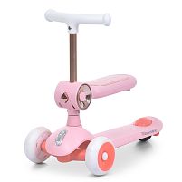 Картинка  Самокат-беговел триколісний iTrike JR3-170-3-P (колеса: передні Ø4,7"/заднє Ø2,95"/PU, рама: пластик, сидіння, до 20/50 кг) магазин cd-market