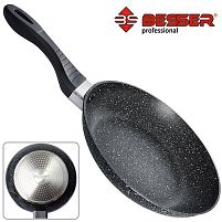 Сковорода лита покриття "Stone" інд. дно 24см Stenson 10217