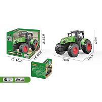 Трактор 99-74 A масштаб: 1:24, гумові колеса, в коробці