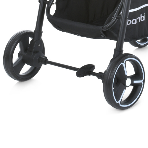 Коляска дитяча прогулянкова Bambi M 4249-2 Black Matt фото 11