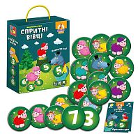 Гра настільна "Гра. Схопи 10-ку! Спритні вівці" VT8033-07 "Vladi Toys"