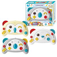 Джойстик "ФанГеймер" 64886 "WToys", 3 кольори, ОЗВУЧУВАННЯ УКРАЇНСЬКОЮ МОВОЮ, 10 казок, 10 скоромовок, 10 пісень, підсвічування, тріскачка, в кор