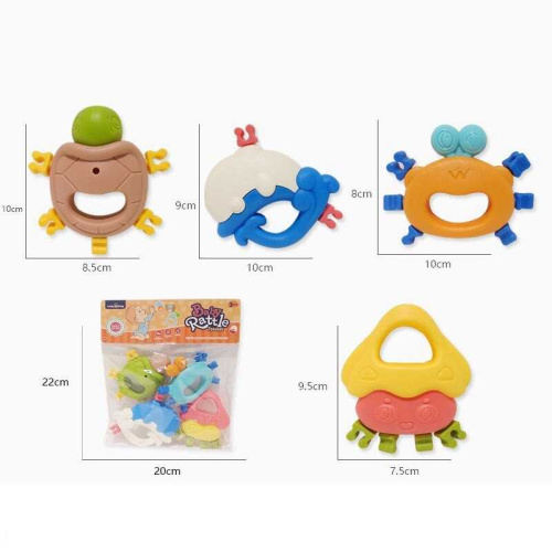 Набір брязкалець KD 225-141 брязкаючі елементи, в пакеті