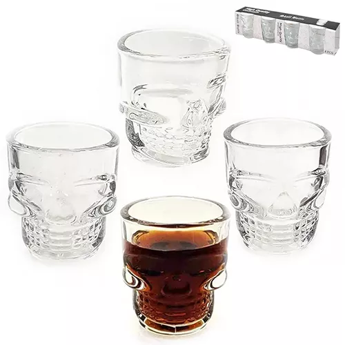 Набір чарок "Череп" 6шт/наб 50мл Stenson R29804-White