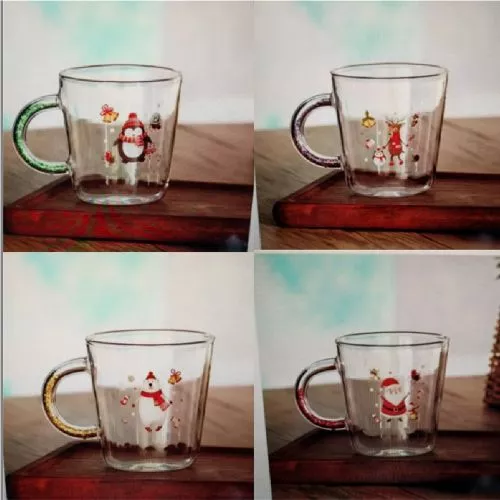 Чашка новорічна з блискітками "Christmas" 500мл Stenson R32829