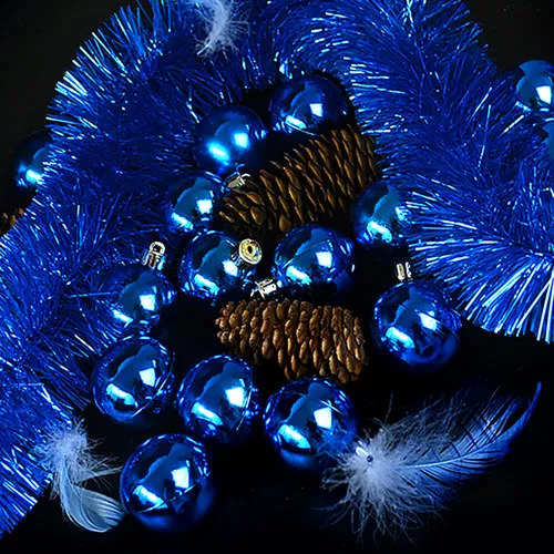 Ялинкові кульки 6см "Глянець" 100шт/уп Stenson 9191B-6 фото 2