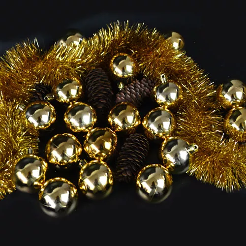 Ялинкові кульки 3см "Глянець" 200шт/уп Stenson 9191G-3 фото 2