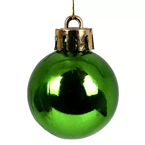 Ялинкові кульки 3см "Глянець" 200шт/уп Stenson 9191GR-3