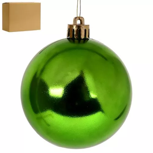 Ялинкові кульки 7см "Глянець" 50шт/уп Stenson 9191GR-7