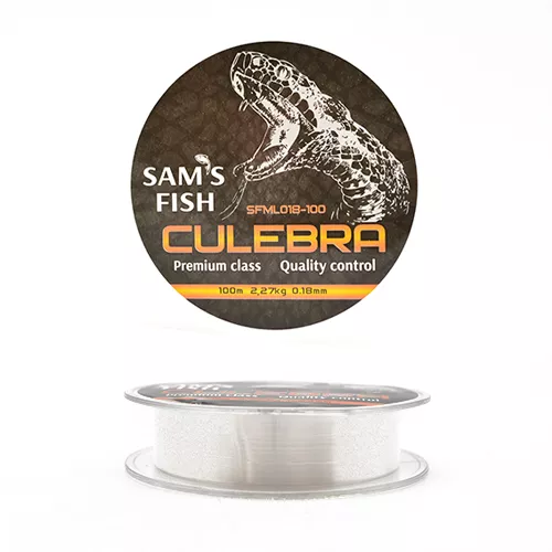 Лісочка "Culebra" 100м*0.18мм Sams Fish (SFML018-100)