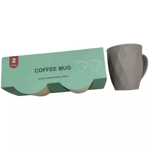 Чашка "Cubico" 2шт/уп 330мл Stenson R37302-2