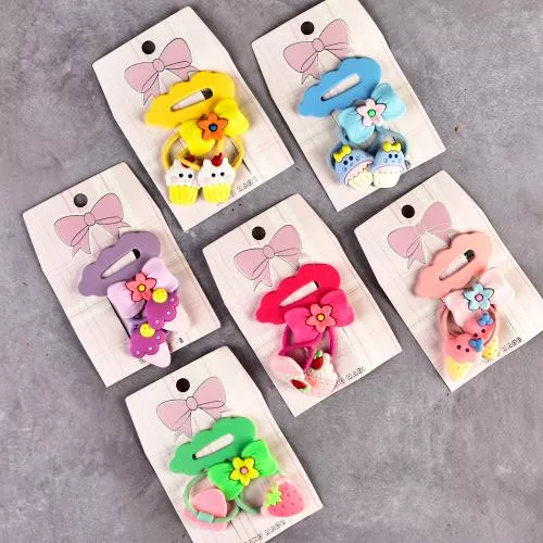 Аксесуари для волосся 4пр/наб (2резинки, 2шпильки) Stenson WW02370