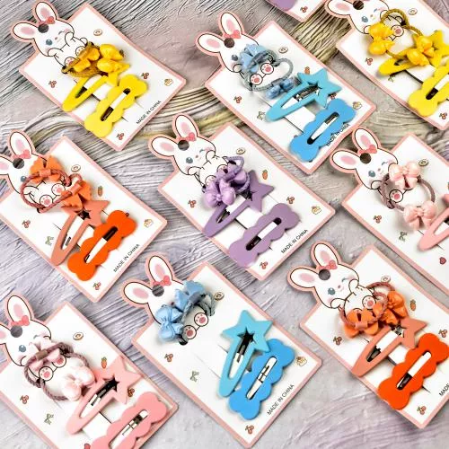 Аксесуари для волосся 4пр/наб (2резинки, 2шпильки) Stenson WW02348