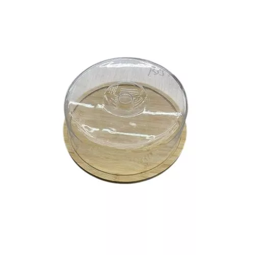 Блюдо бамбук з кришкою 28*1см Stenson R35829