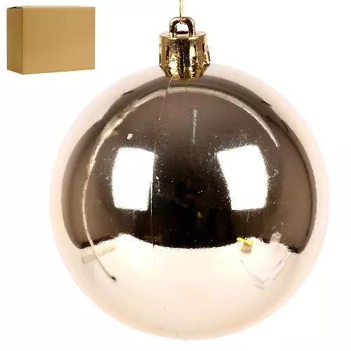 Ялинкові кульки 8см "Глянець" 50шт/уп Stenson 9191CH-8S