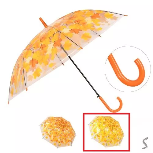 Парасолька-тростина напівавтомат "Осінь" d120см 8сп Stenson R17776-1 фото 2