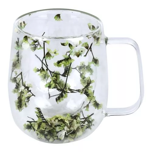 Чашка з подвійною стінкою "Flowers" 200мл Stenson R10863